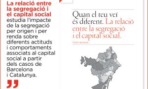 Presentation of the study by Toni Rodon on the relationship between segregation and social capital