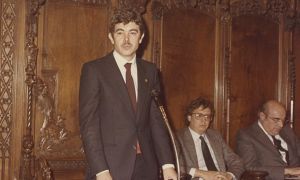 40è aniversari de larribada de Pasqual Maragall com a alcalde a lAjuntament de Barcelona.