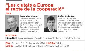 Les ciutats a Europa: el repte de la cooperació