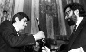 40è aniversari de larribada de Pasqual Maragall com a alcalde a lAjuntament de Barcelona.