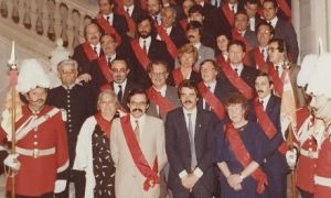 40è aniversari de larribada de Pasqual Maragall com a alcalde a lAjuntament de Barcelona.