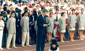 Commemoració del 30è aniversari dels Jocs Olímpics de Barcelona.