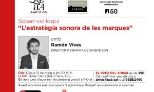 Dinner talk with Ramon Vives: The sound strategy from brands