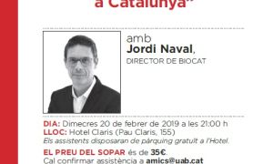 Sopar col·loqui amb Jordi Naval