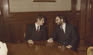 40è aniversari de larribada de Pasqual Maragall com a alcalde a lAjuntament de Barcelona.